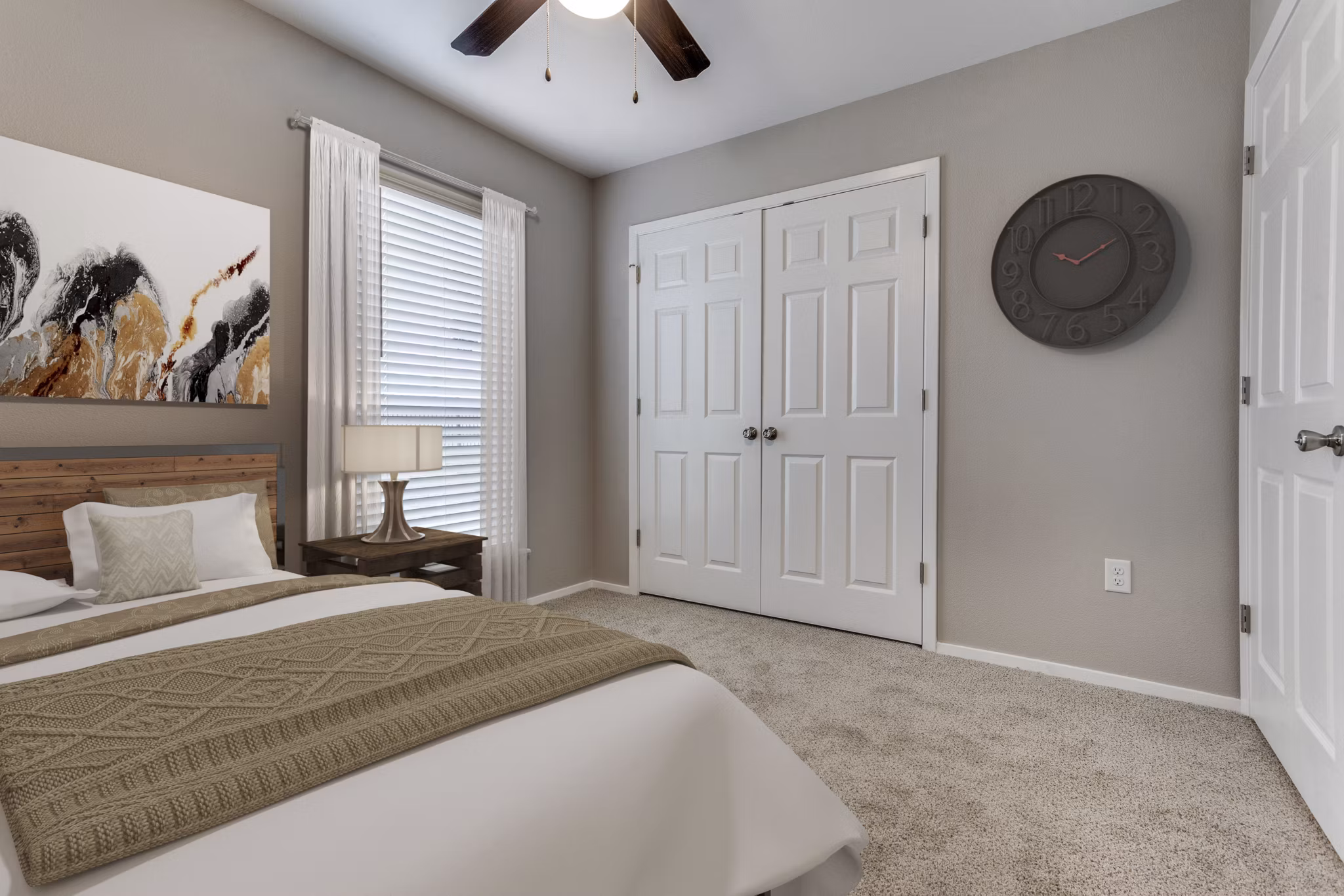 bedroom at Waterside Apartments 