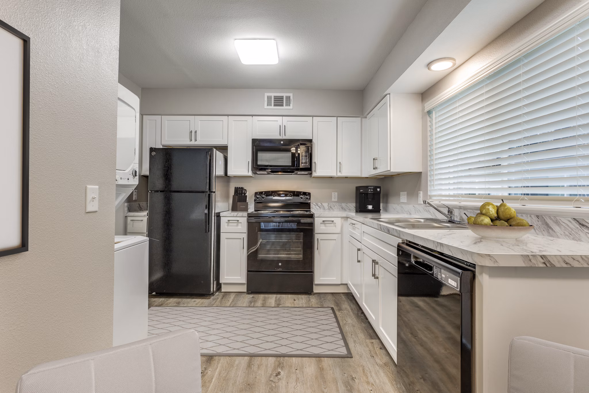 kitchen at Waterside Apartments