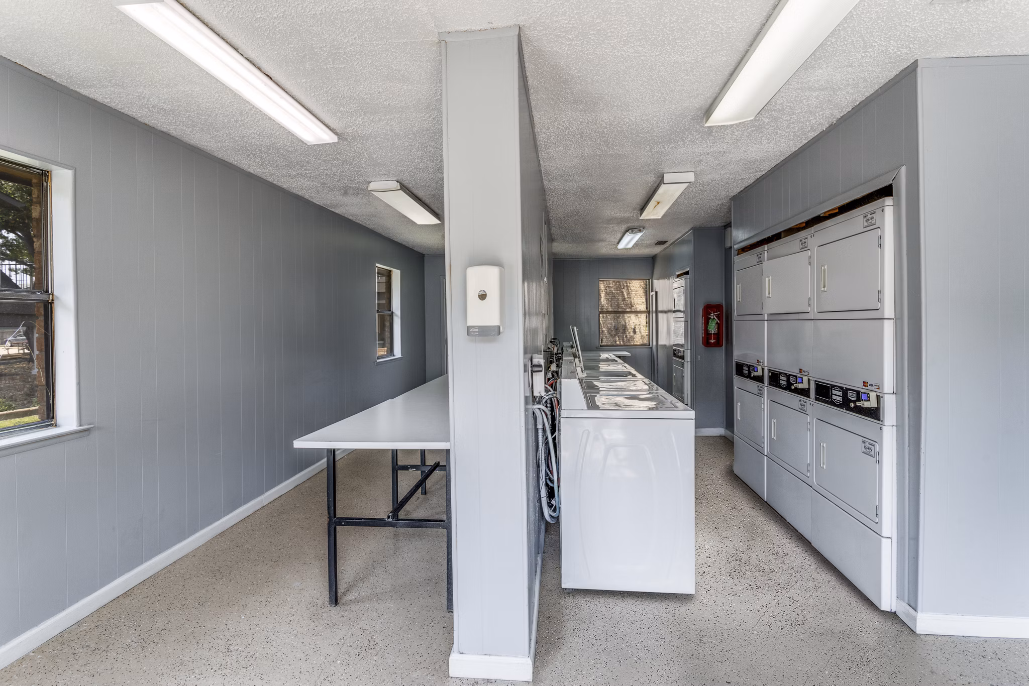 laundry room at Woodlyn Apartments