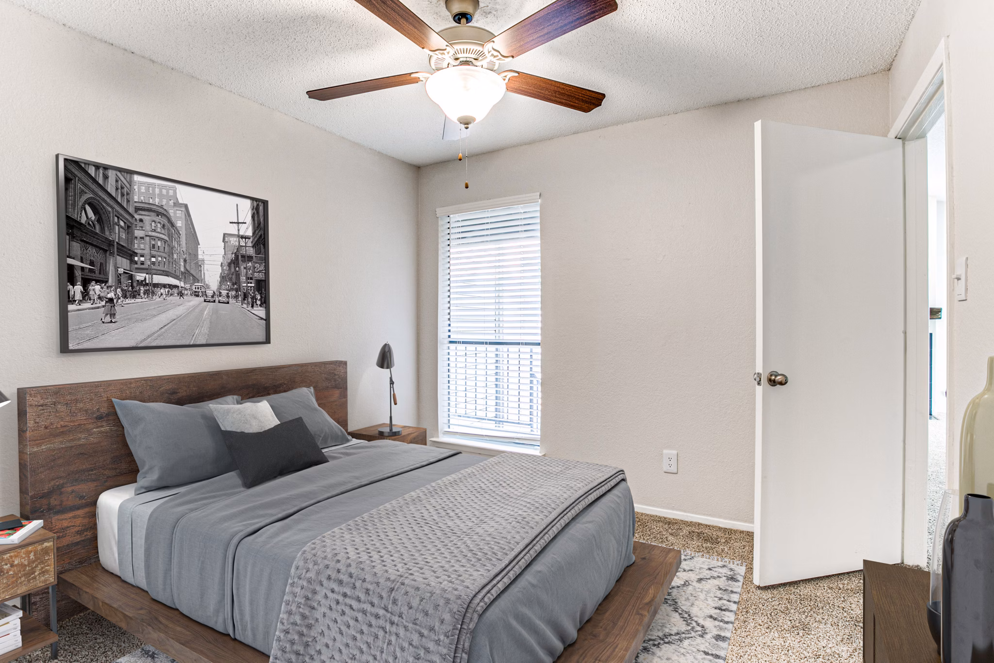 bedroom at Barrow Apartments