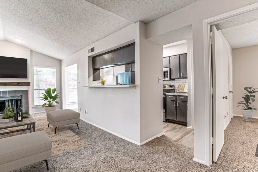 kitchen at Barrow Apartments