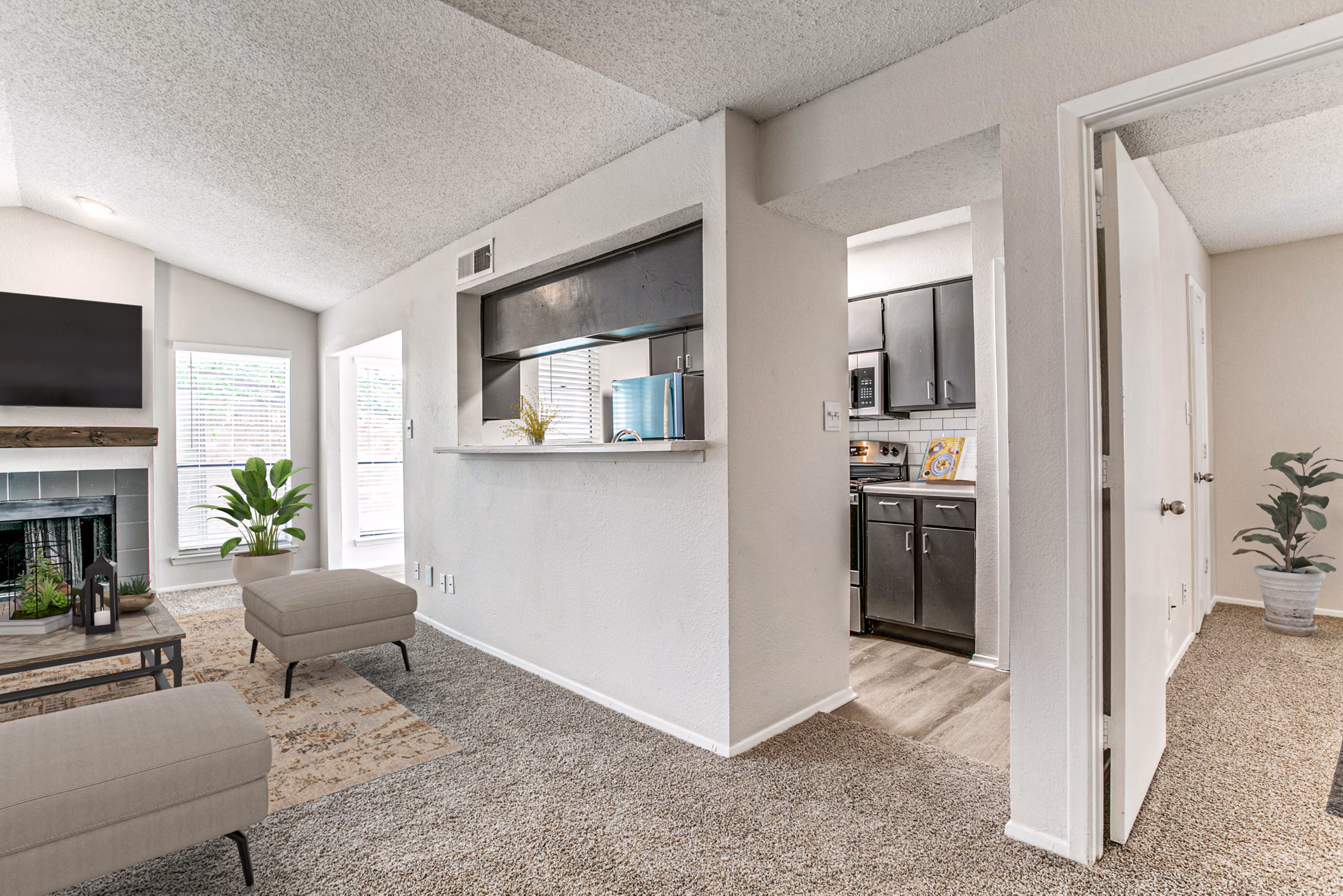 kitchen at Barrow Apartments