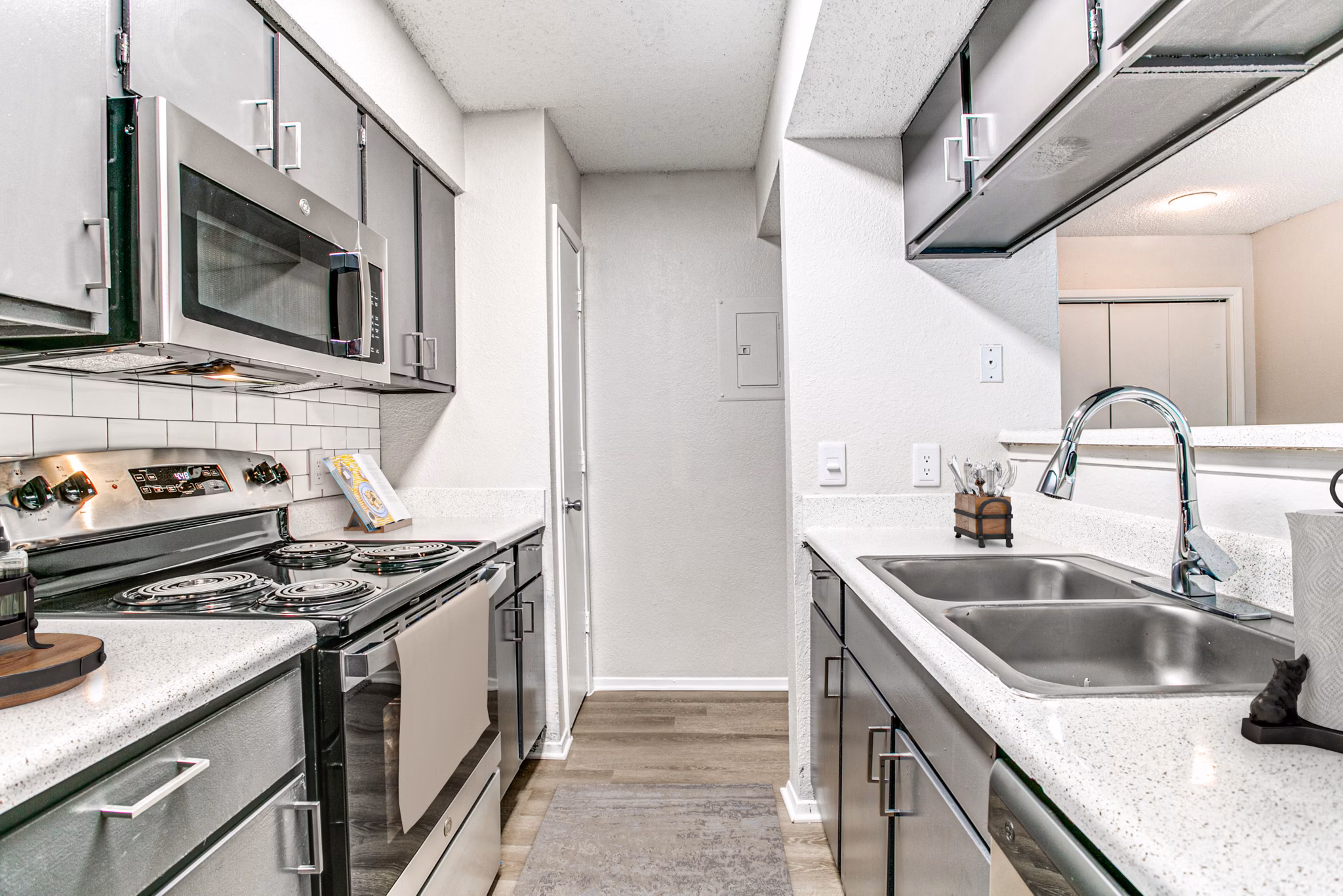 kitchen at Barrow Apartments