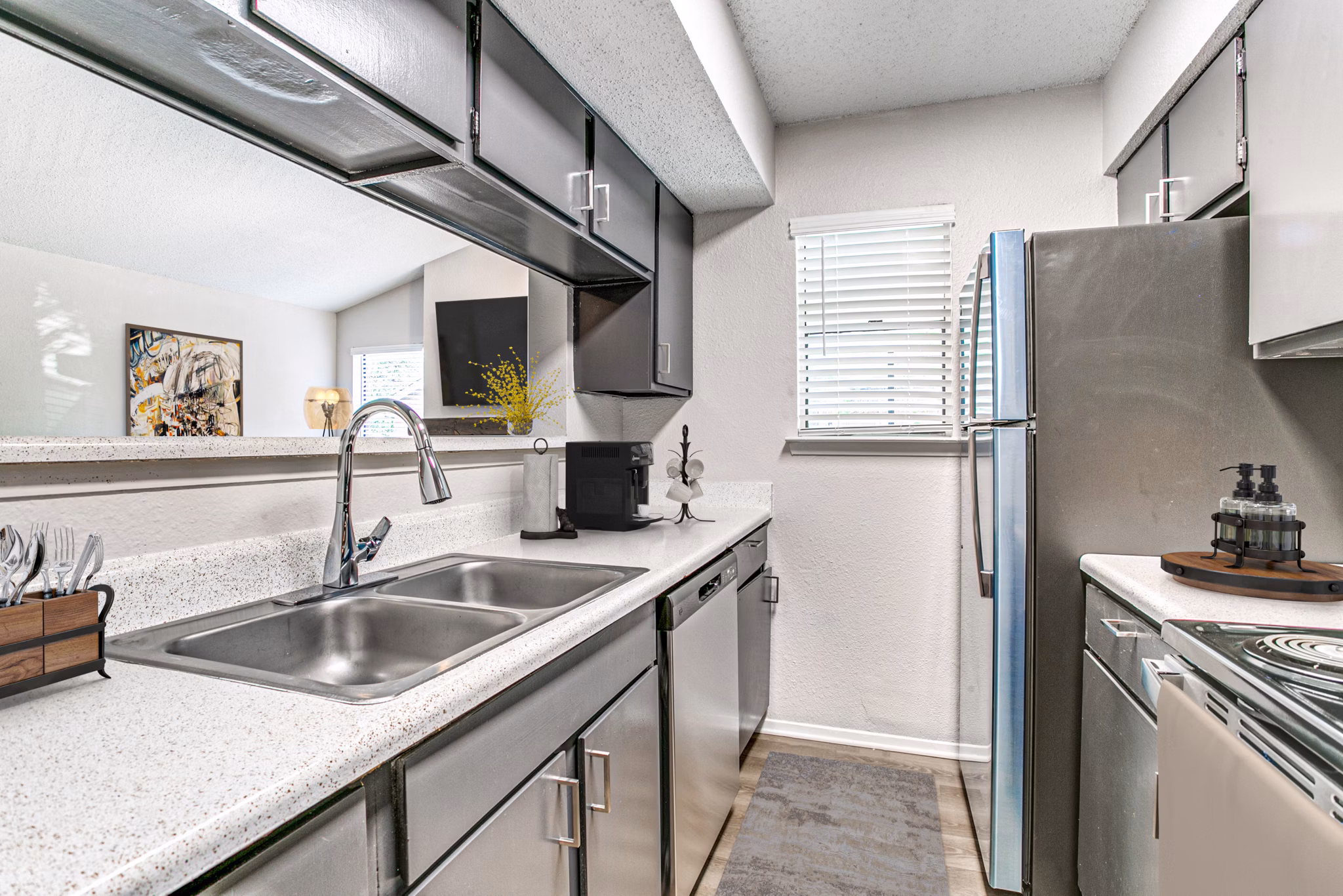 kitchen at Barrow Apartments