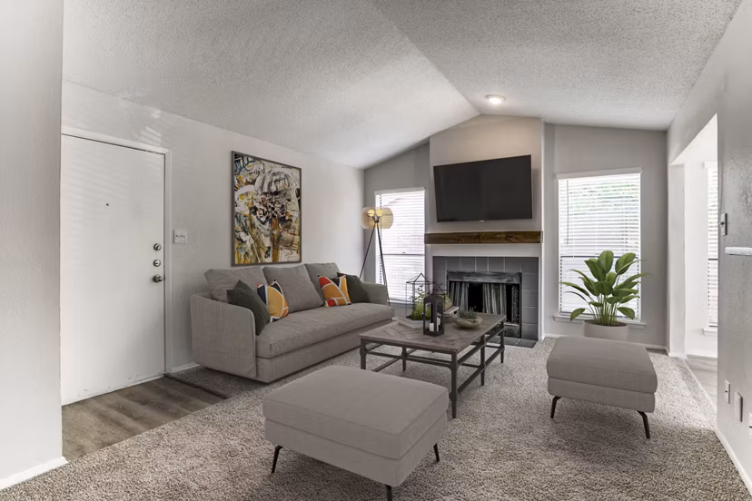 living room at Barrow Apartments