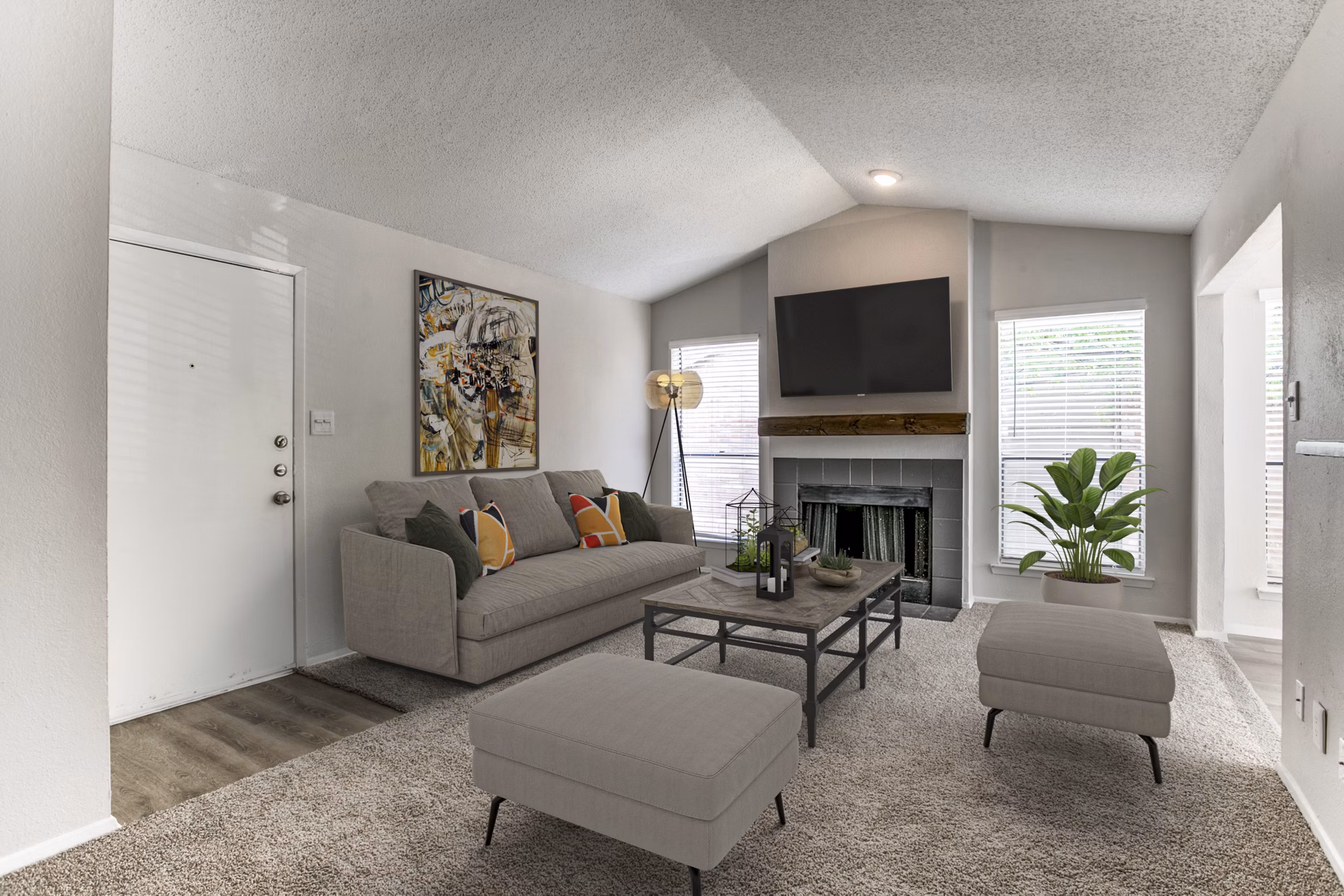 living room at Barrow Apartments