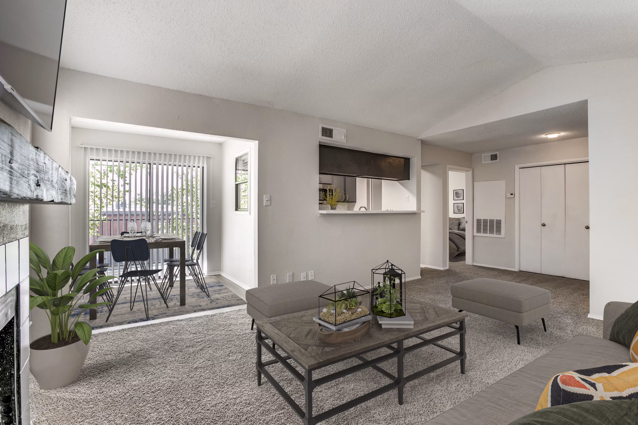 living room at Barrow Apartments