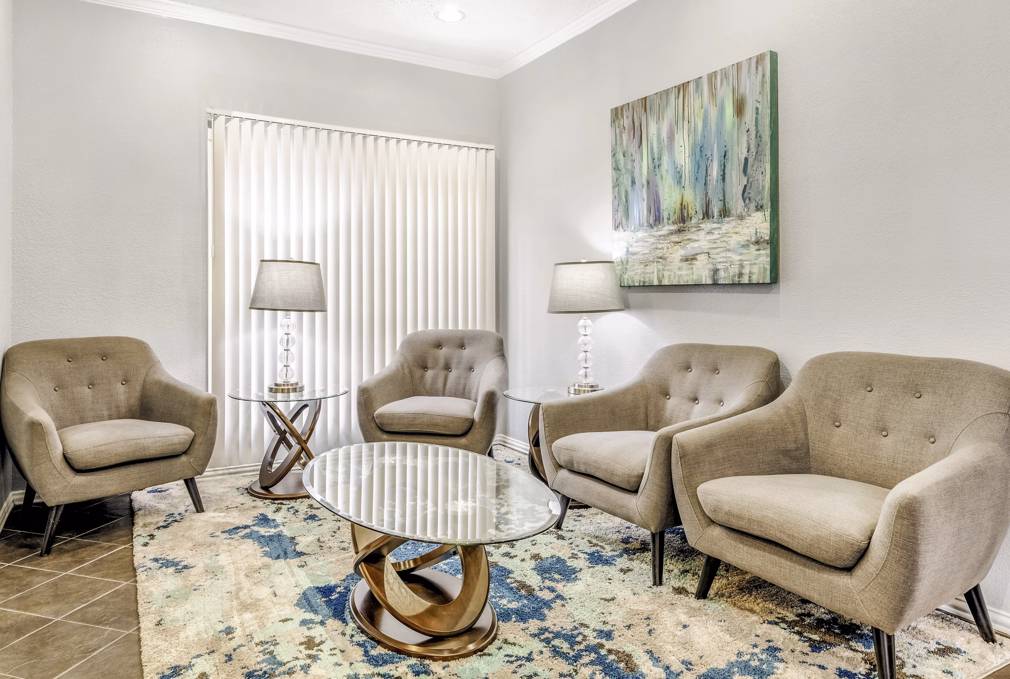 living room at Barrow Apartments