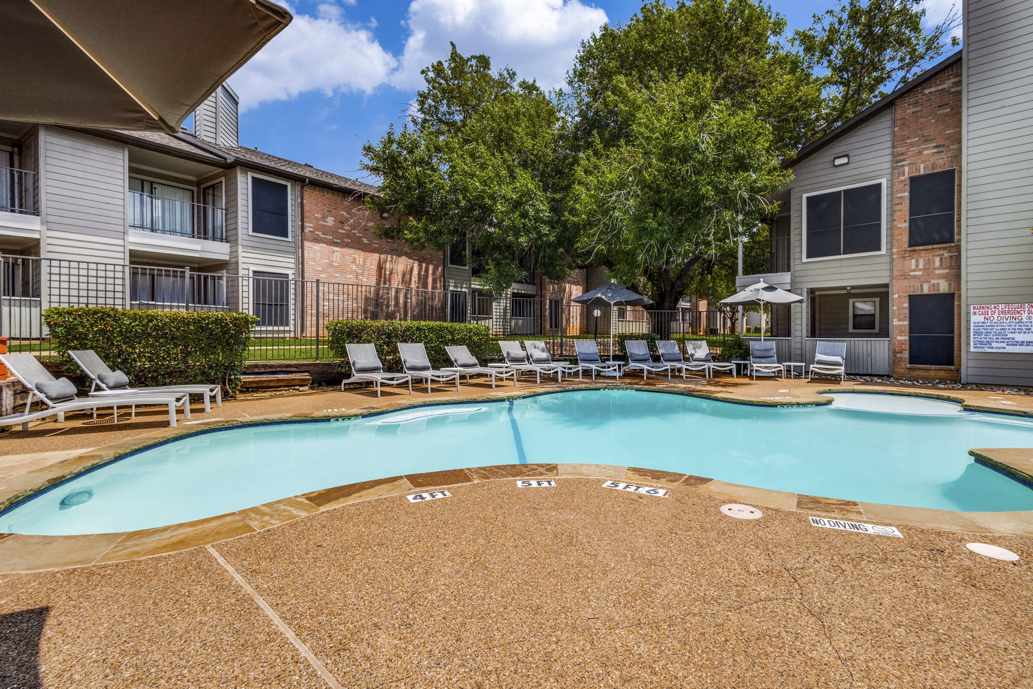 pool at Barrow Apartments
