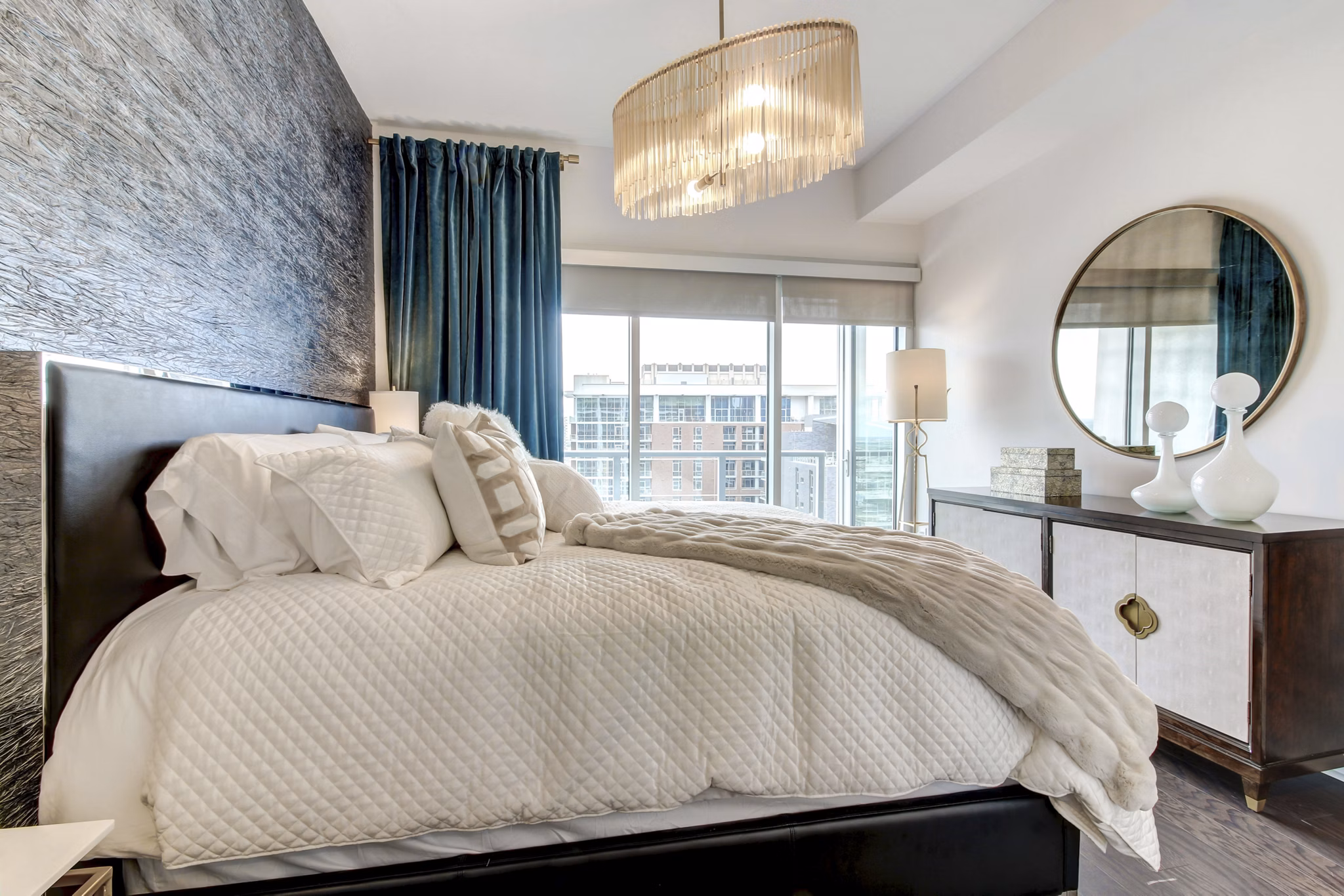 bedroom at Cirque Residences Apartments