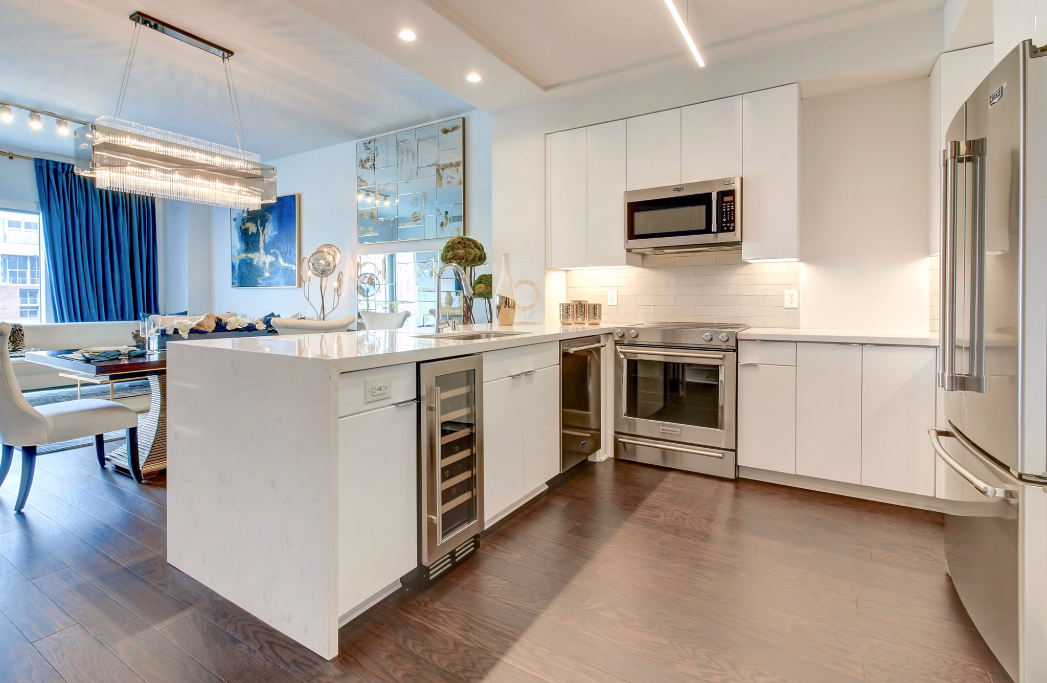 kitchen at Cirque Residences Apartments