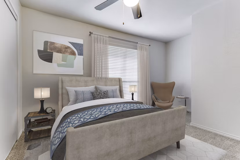 bedroom at Lake Colony Apartments