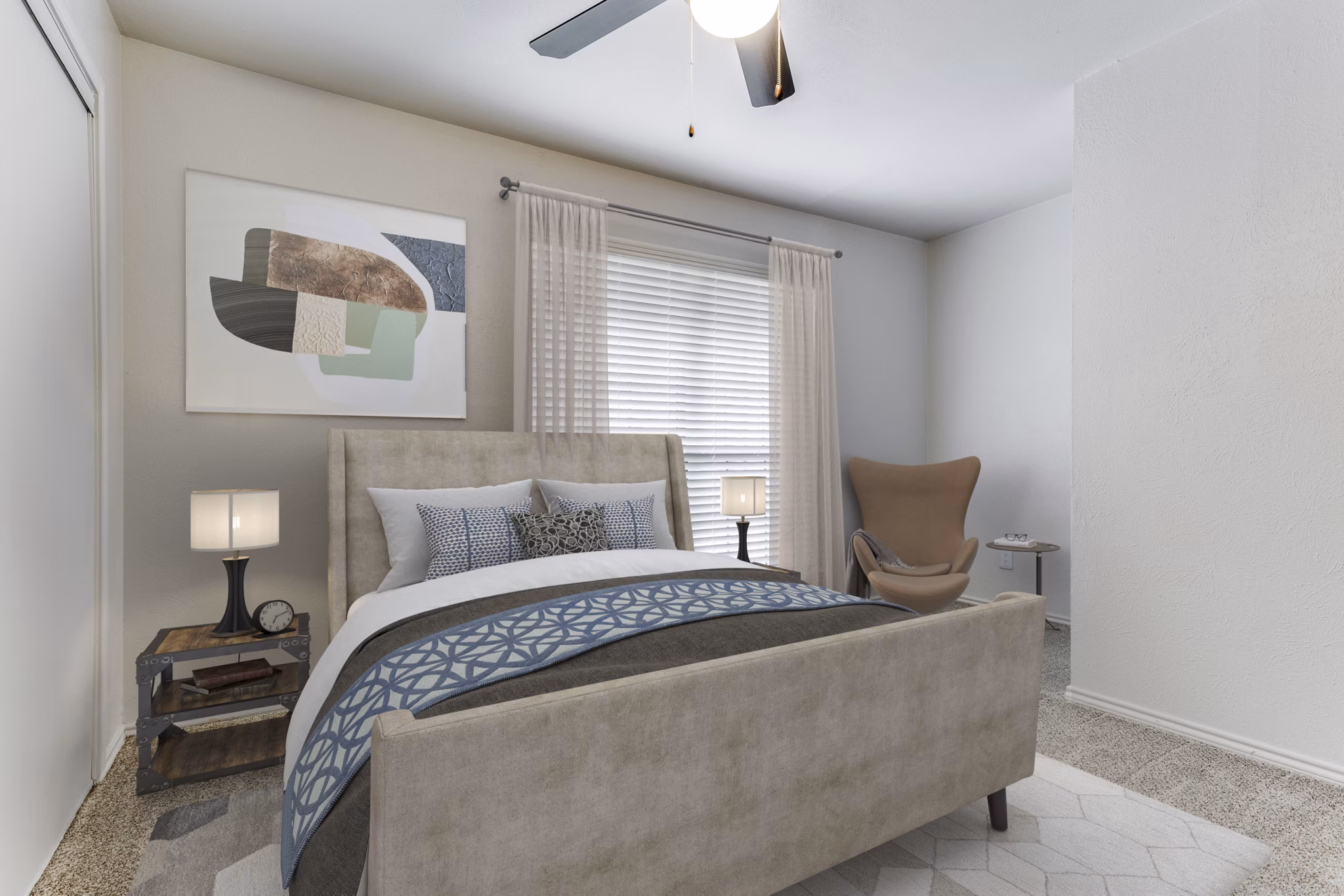 bedroom at Lake Colony Apartments