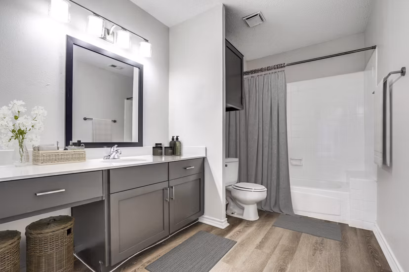 bathroom at The Lochley Apartments