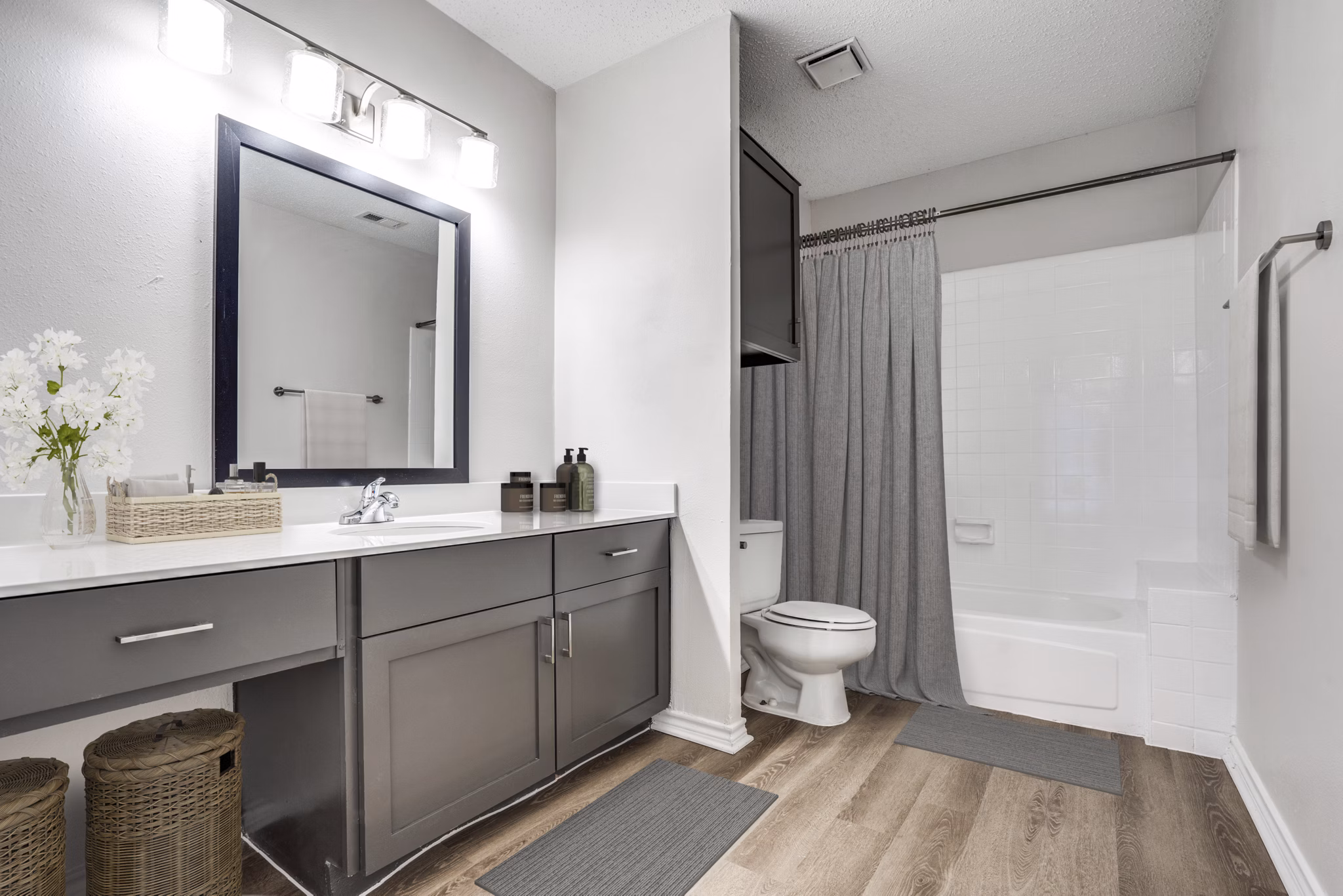 bathroom at The Lochley Apartments
