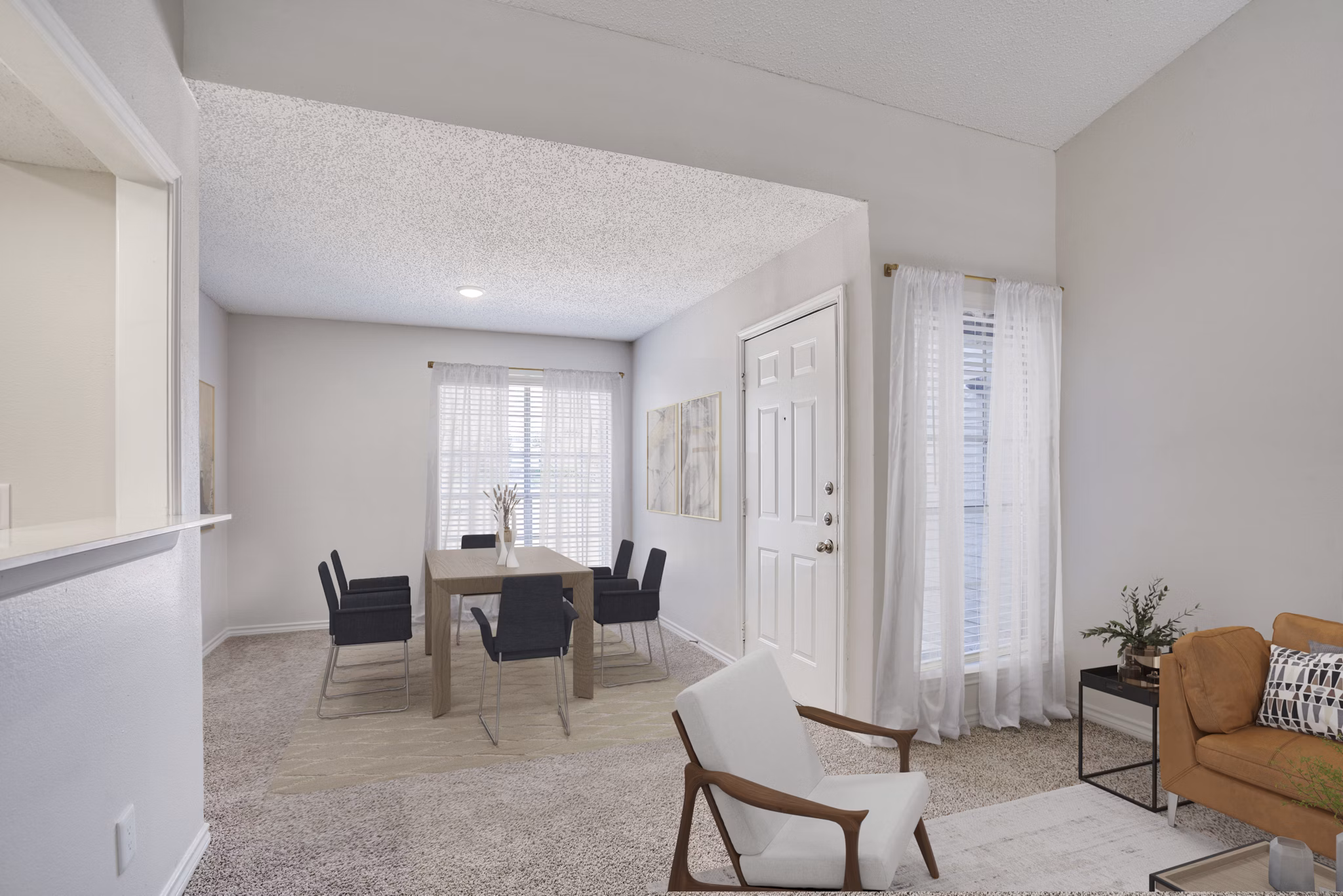 living room at The Lochley Apartments