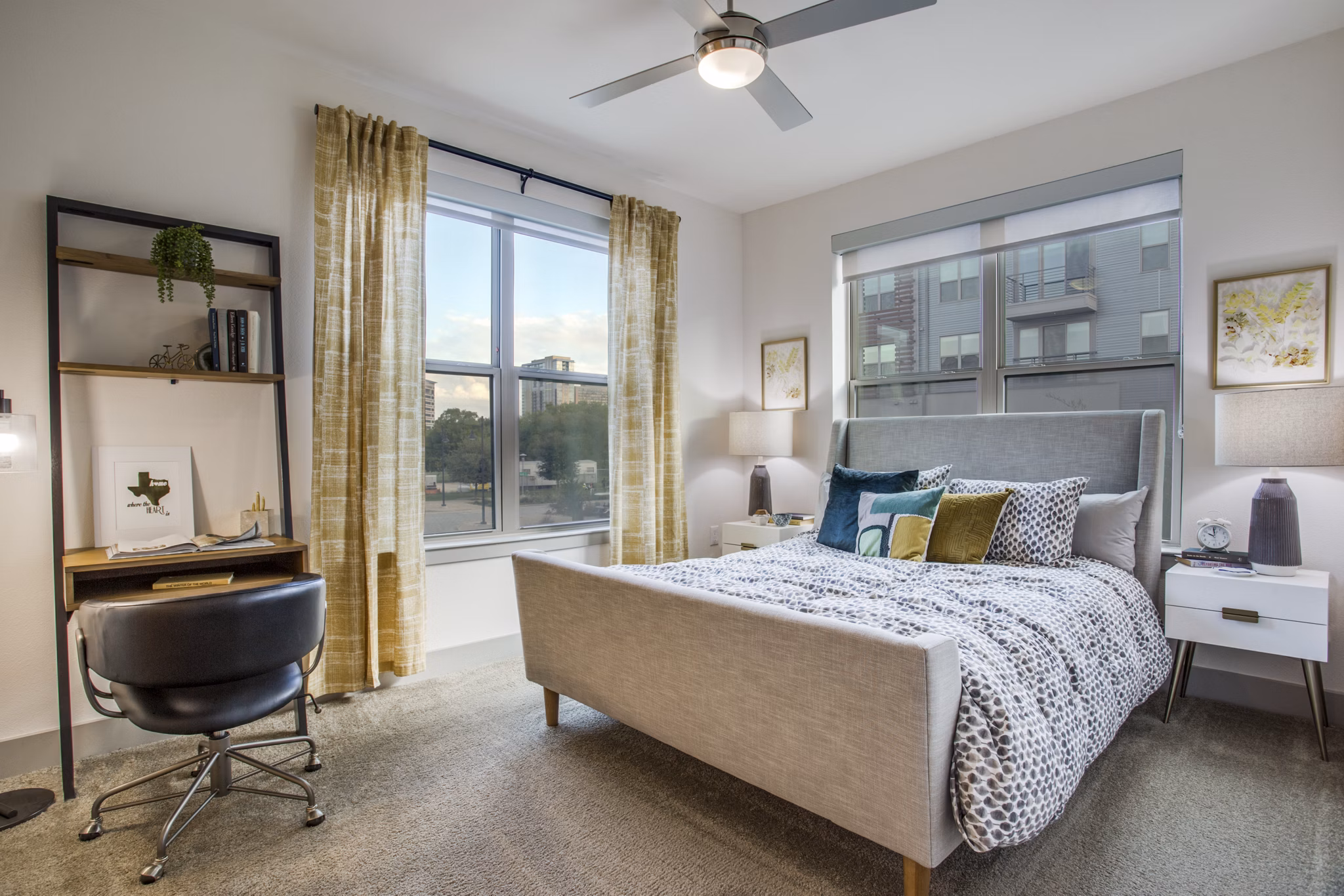bedroom at Madera at LeftBank Apartments