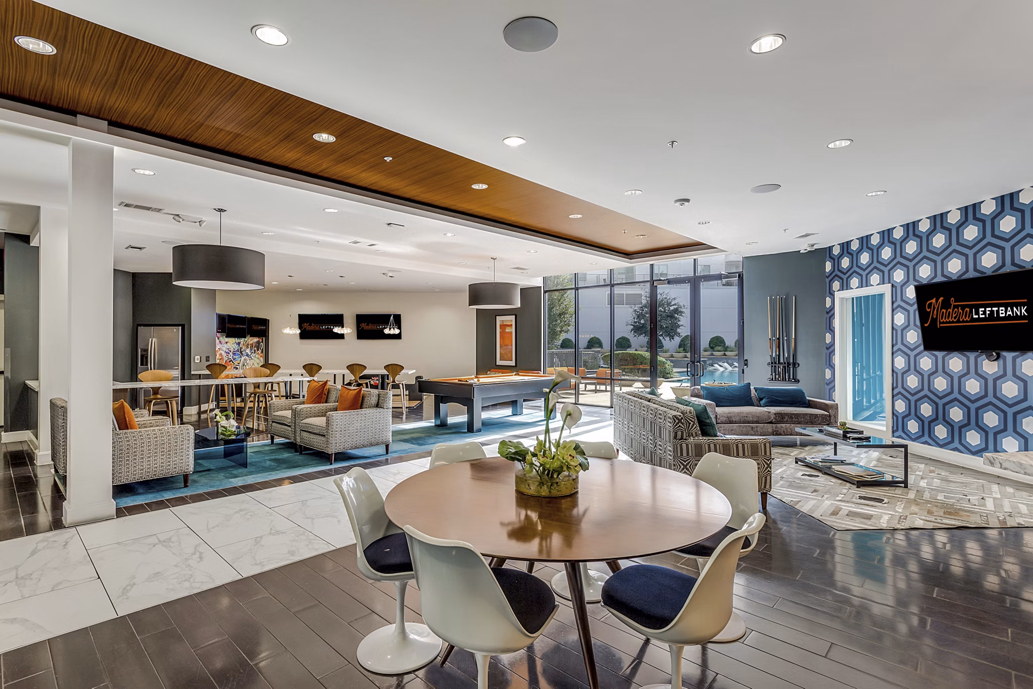 clubhouse at Madera at LeftBank Apartments