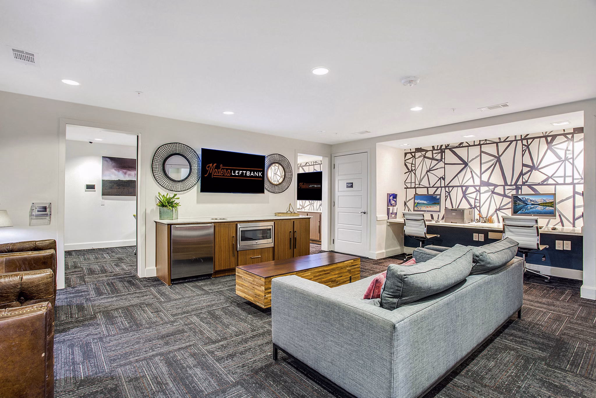 clubhouse at Madera at LeftBank Apartments