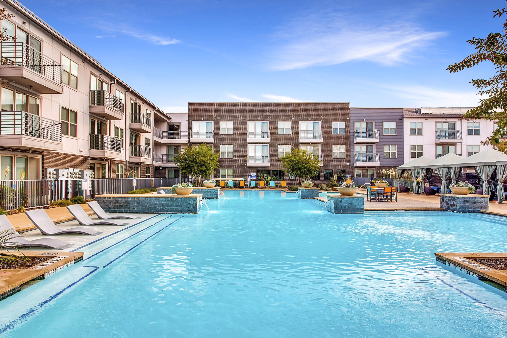 pool at Madera at LeftBank Apartments