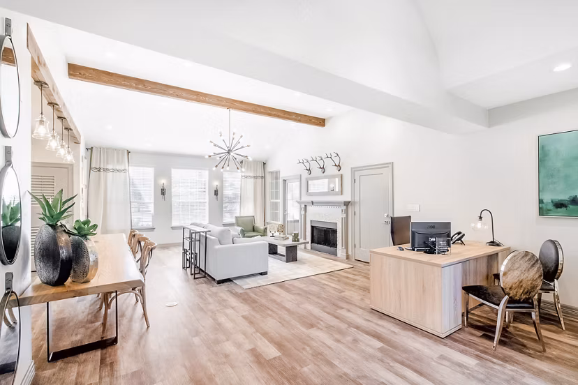 clubhouse at Mission Rockwall Apartments