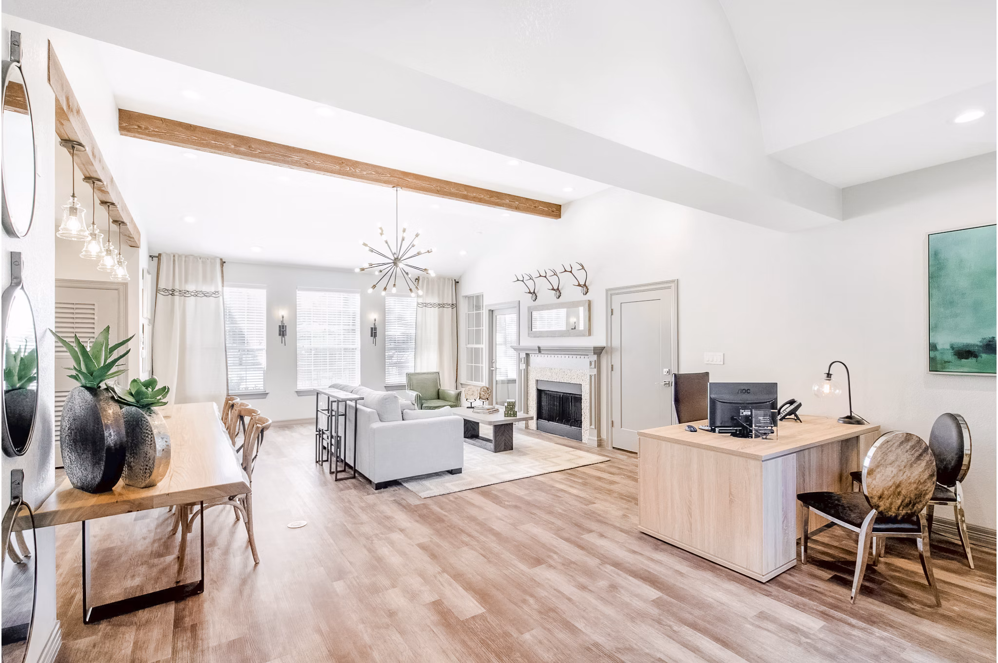 clubhouse at Mission Rockwall Apartments