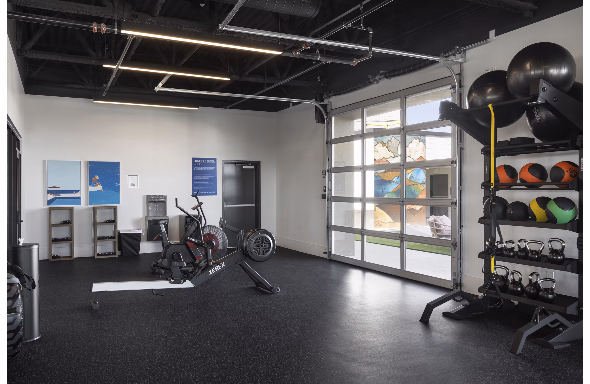 fitness center at Azur Apartments 