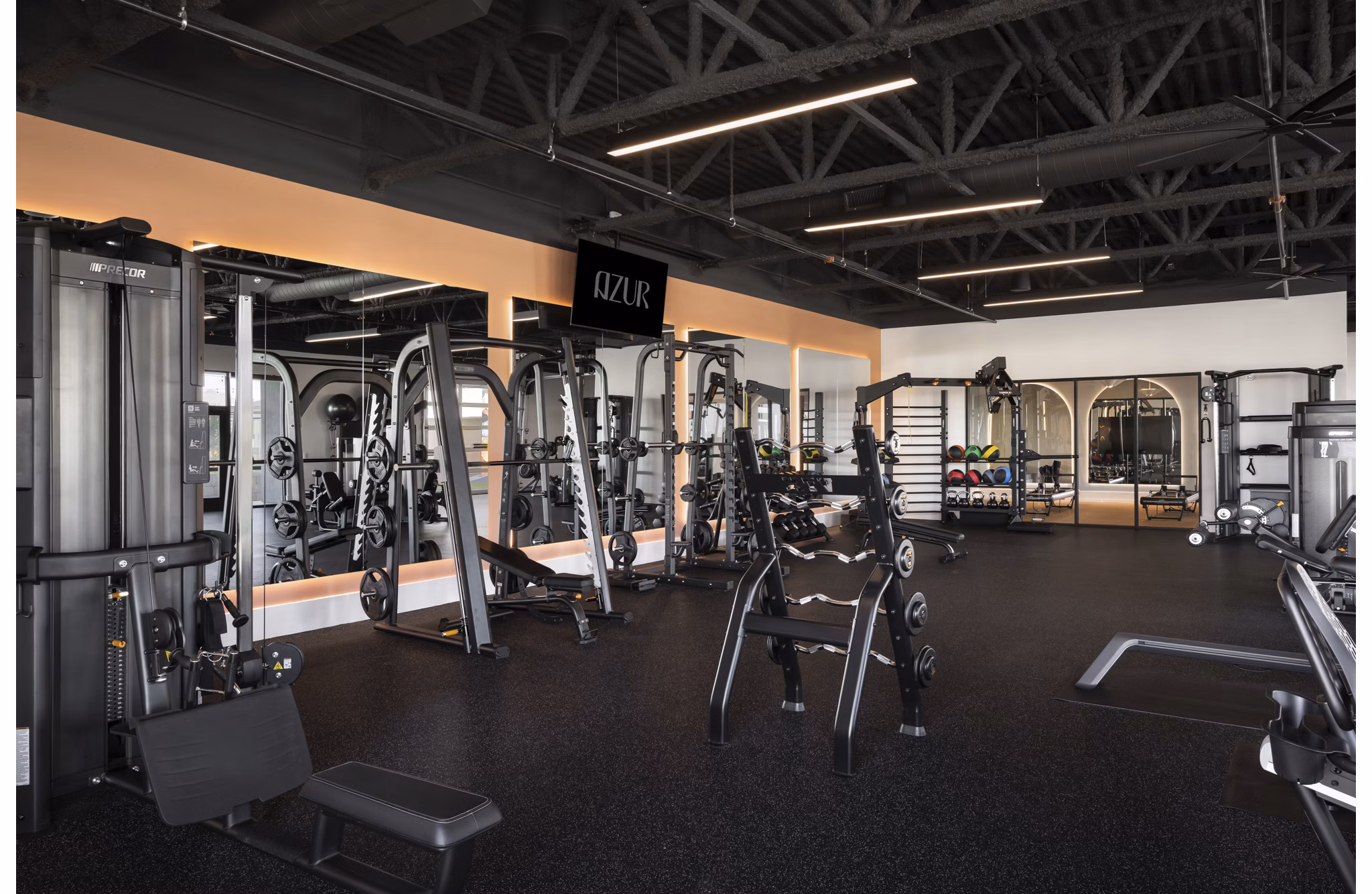 fitness center at Azur Apartments 