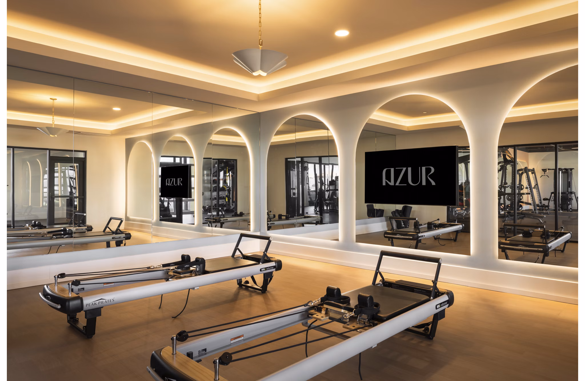 fitness center at Azur Apartments 