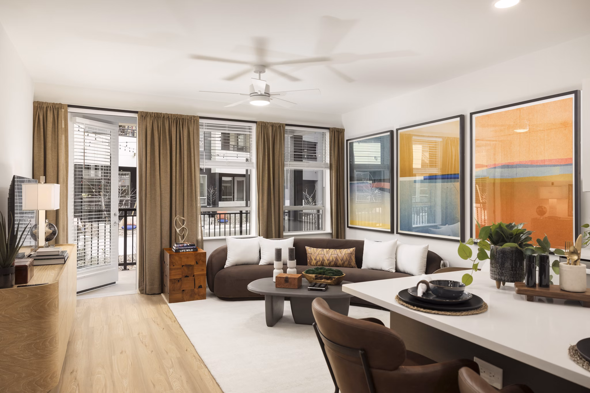 living room at Azur Apartments