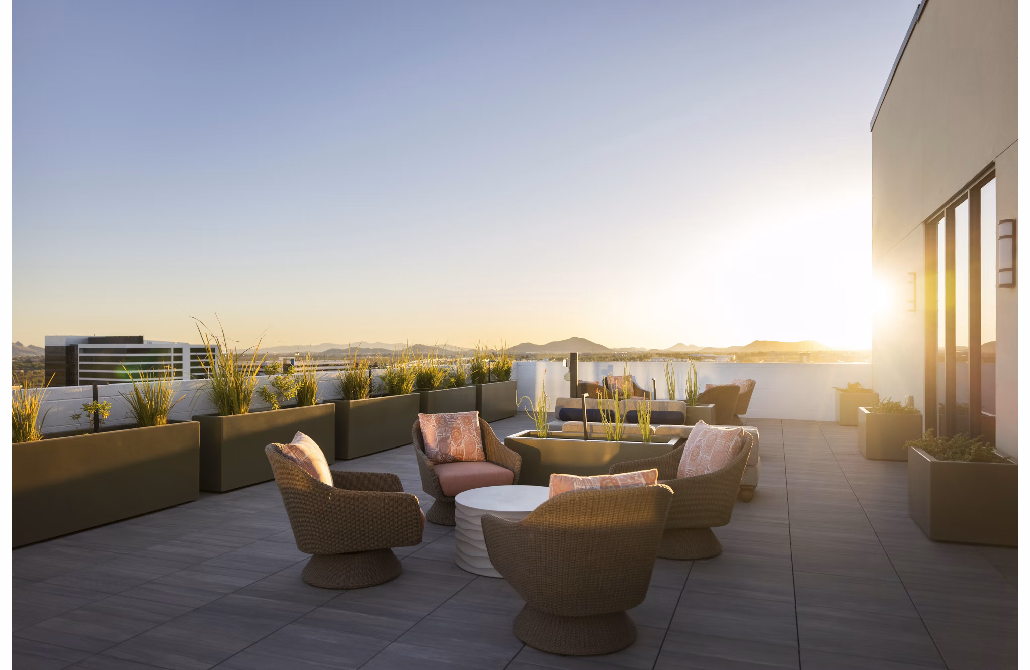 grill area at Azur Apartments 