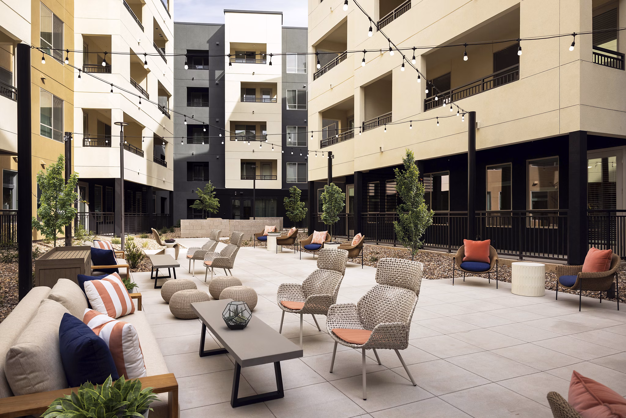 patio at Azur Apartments