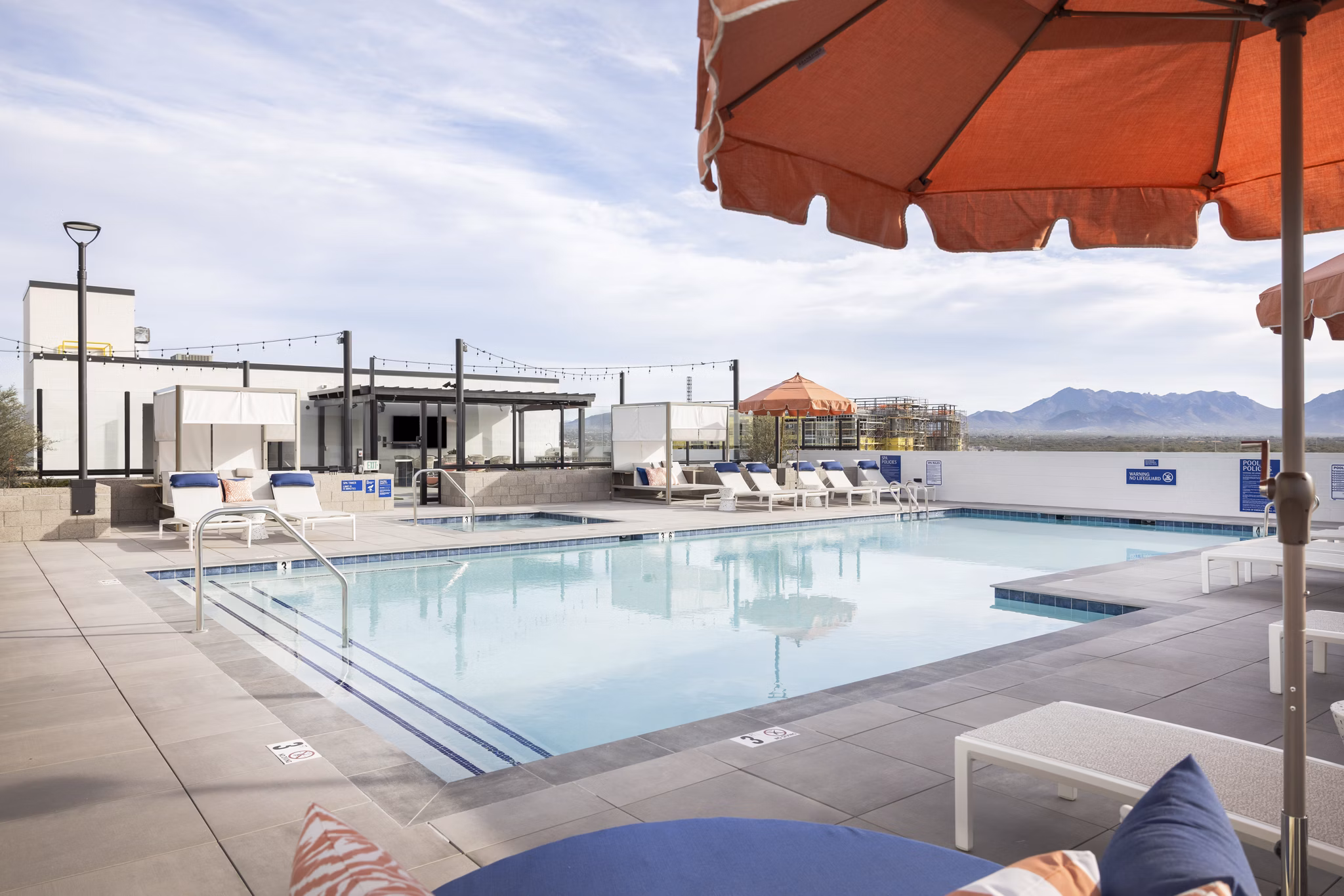 pool at Azur Apartments