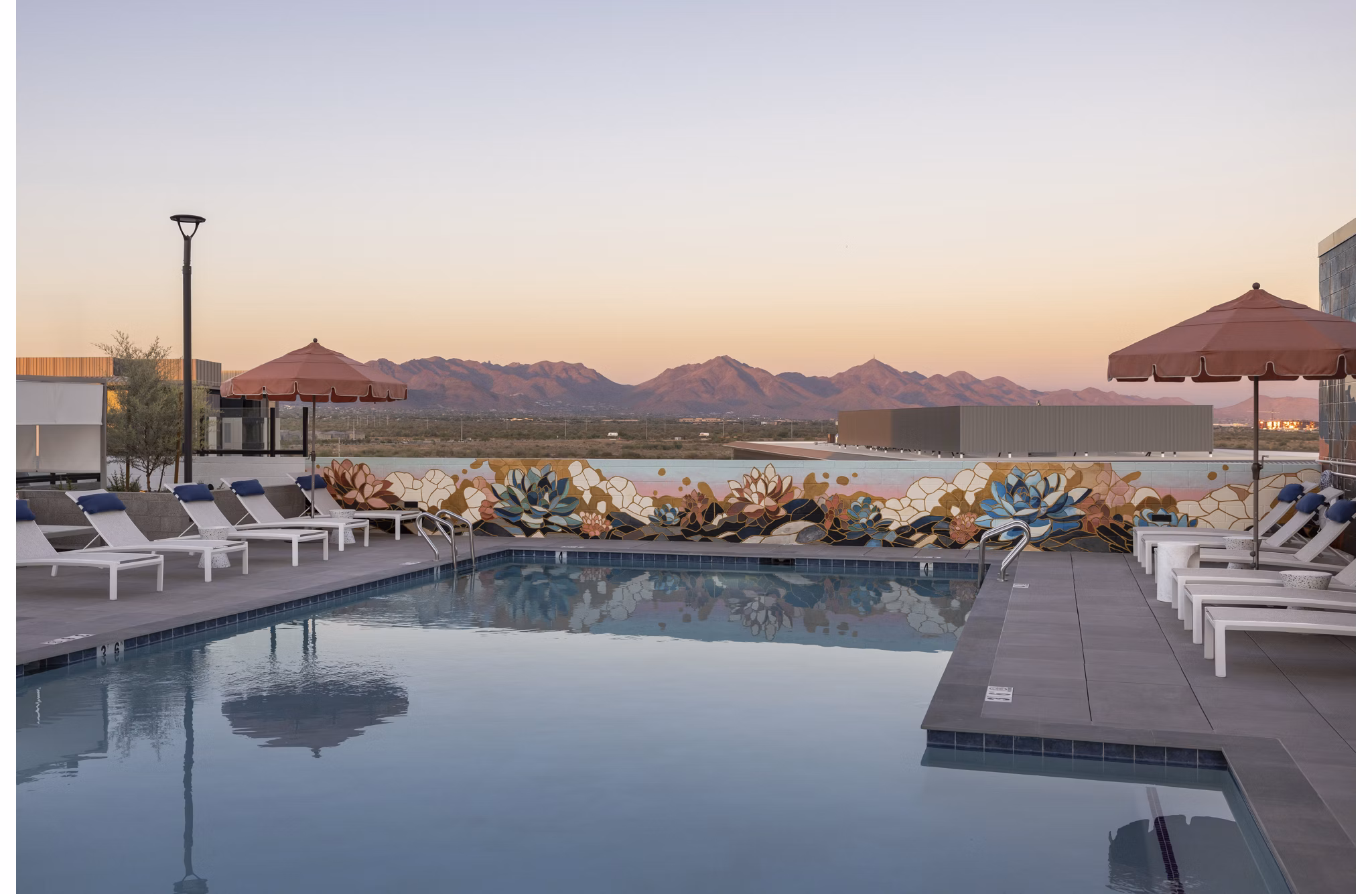 pool at Azur Apartments
