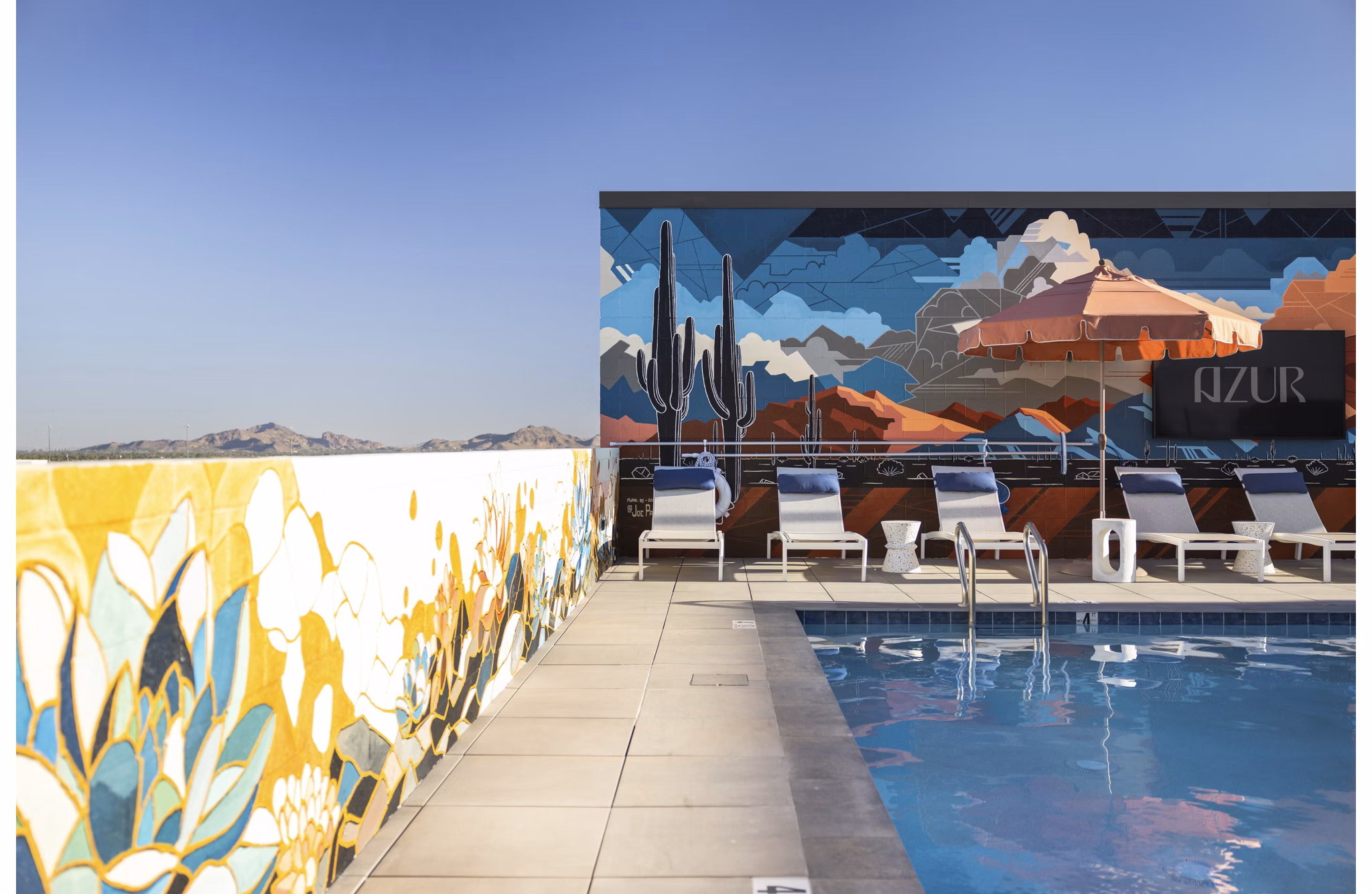 pool at Azur Apartments