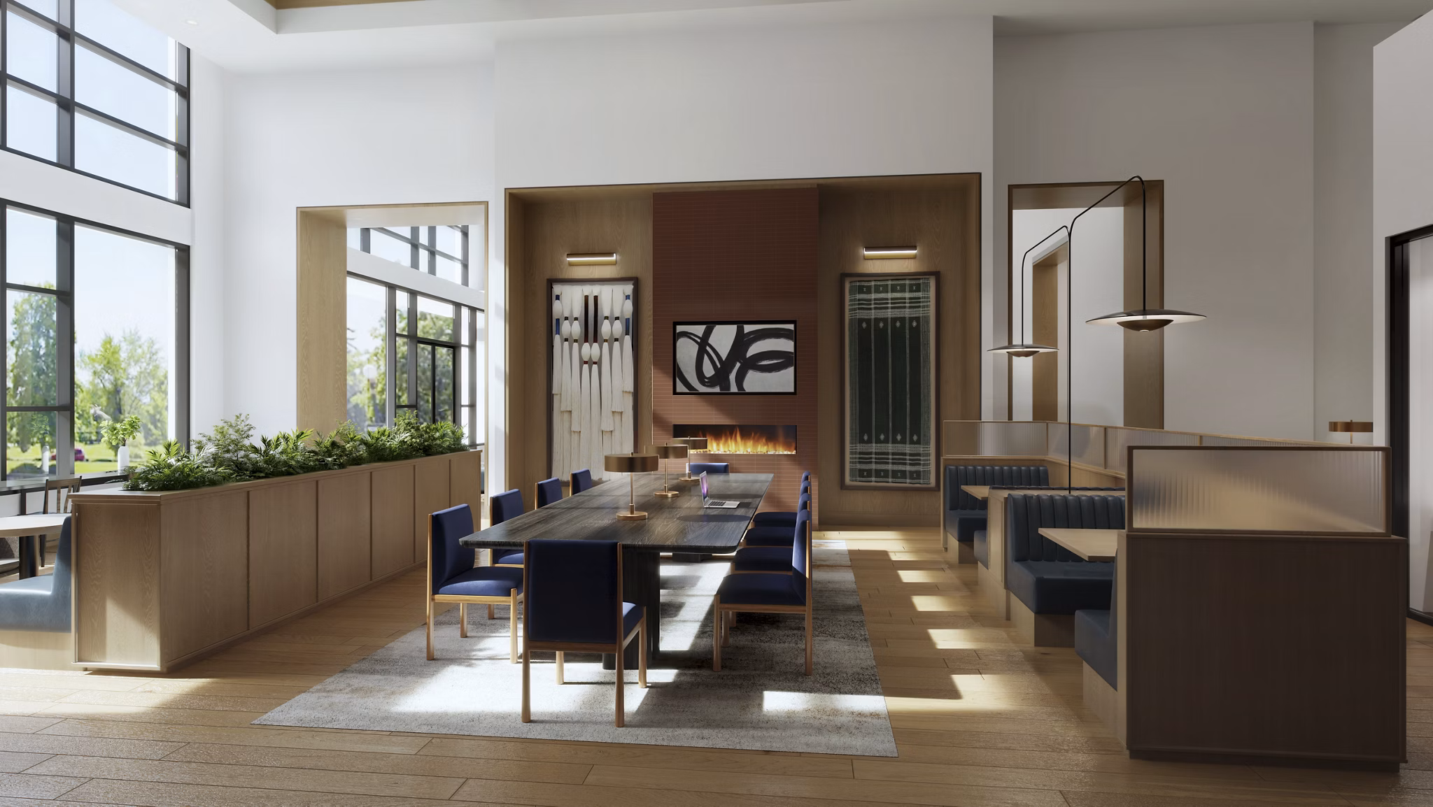 clubhouse at The Parson Apartments 