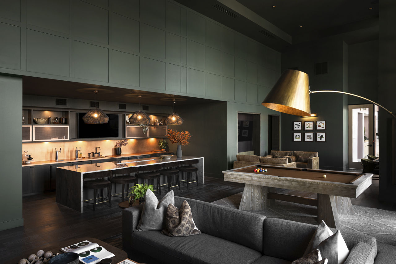 Game room at The Parson