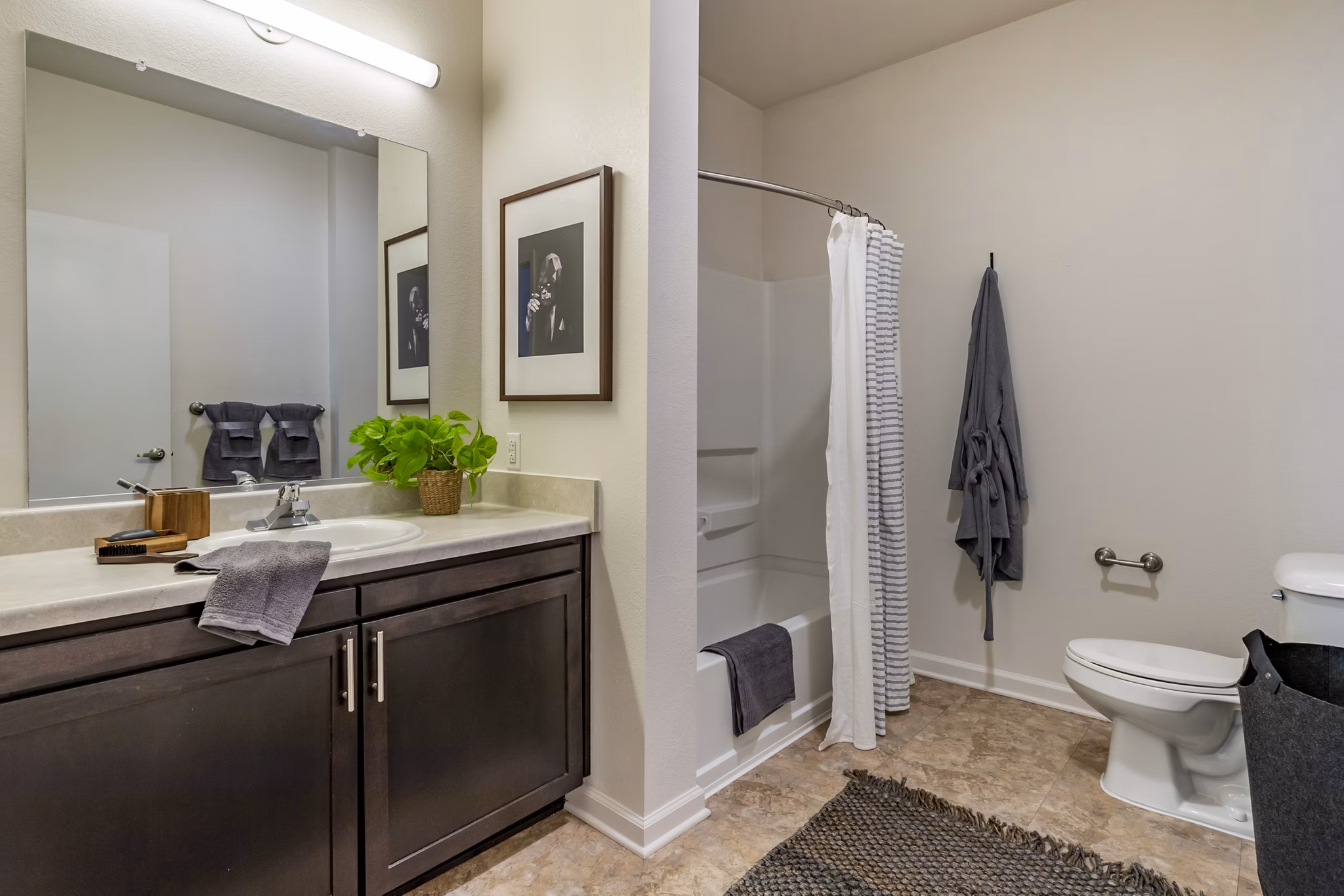 bathroom at Aspire at West Campus Apartments