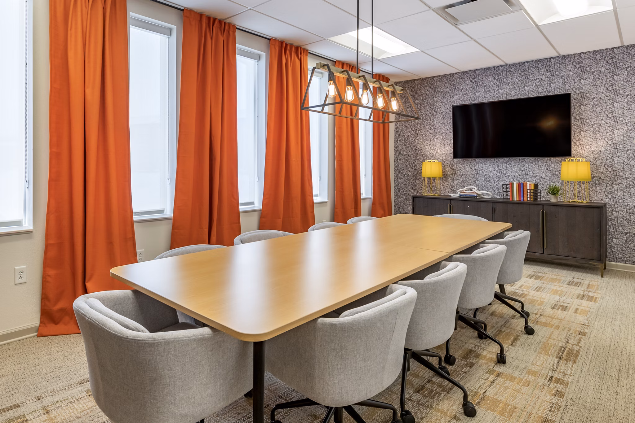 meeting facility at Aspire at West Campus Apartments
