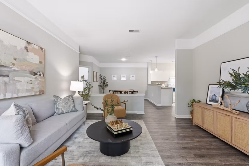 living room at Avana Oakbrook Apartments