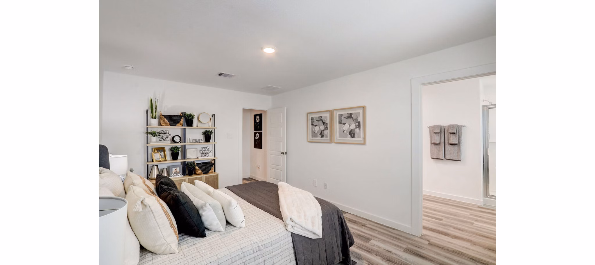 bedroom at The Oaks at Grand West Apartments