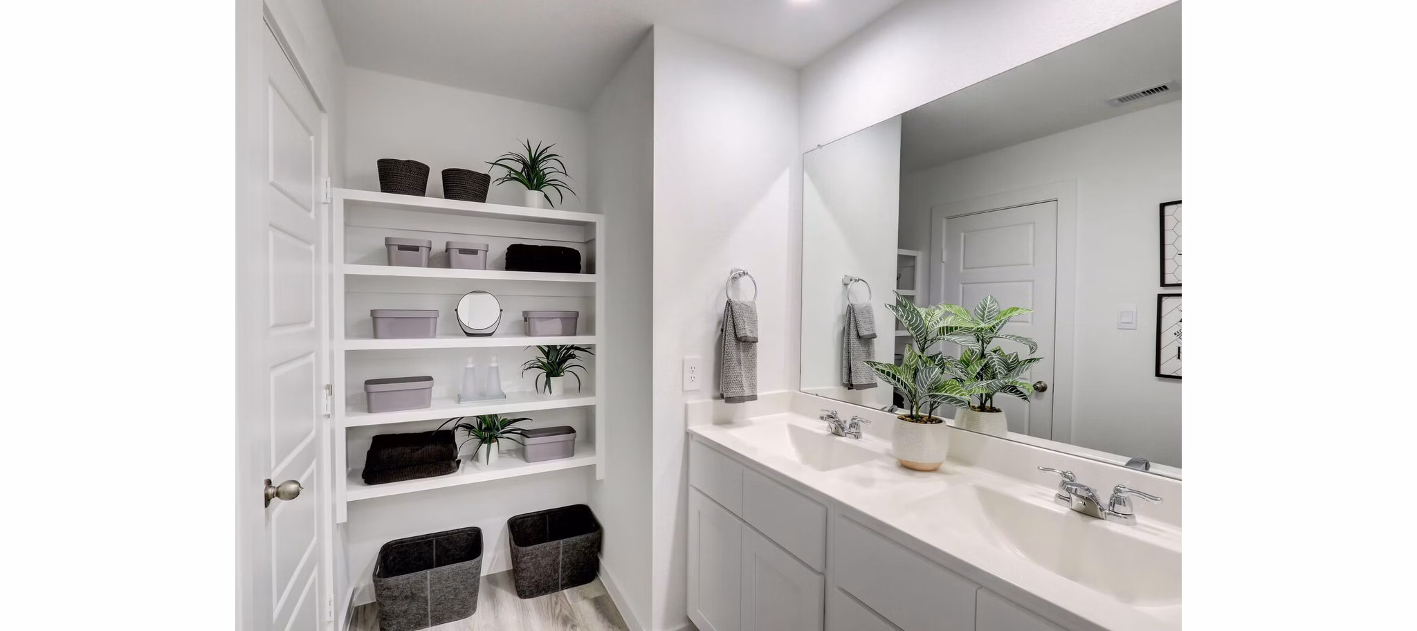 bathroom at The Oaks at Grand West Apartments