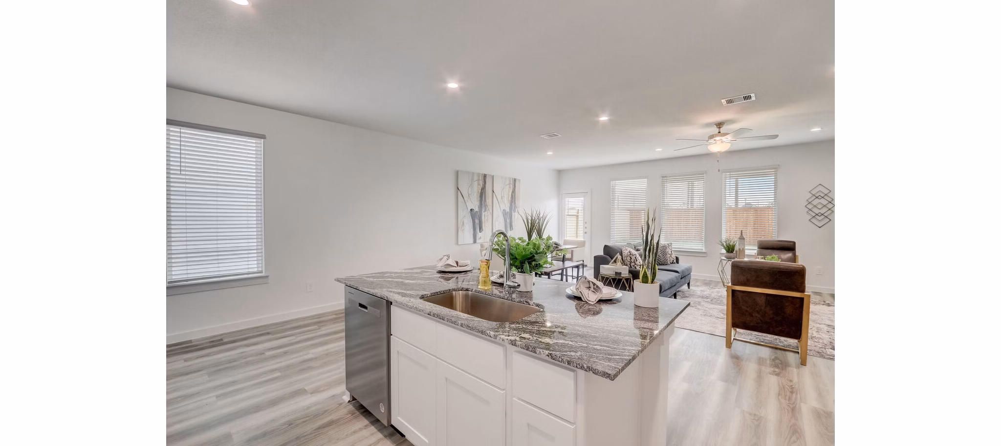kitchen at The Oaks at Grand West Apartment Homes