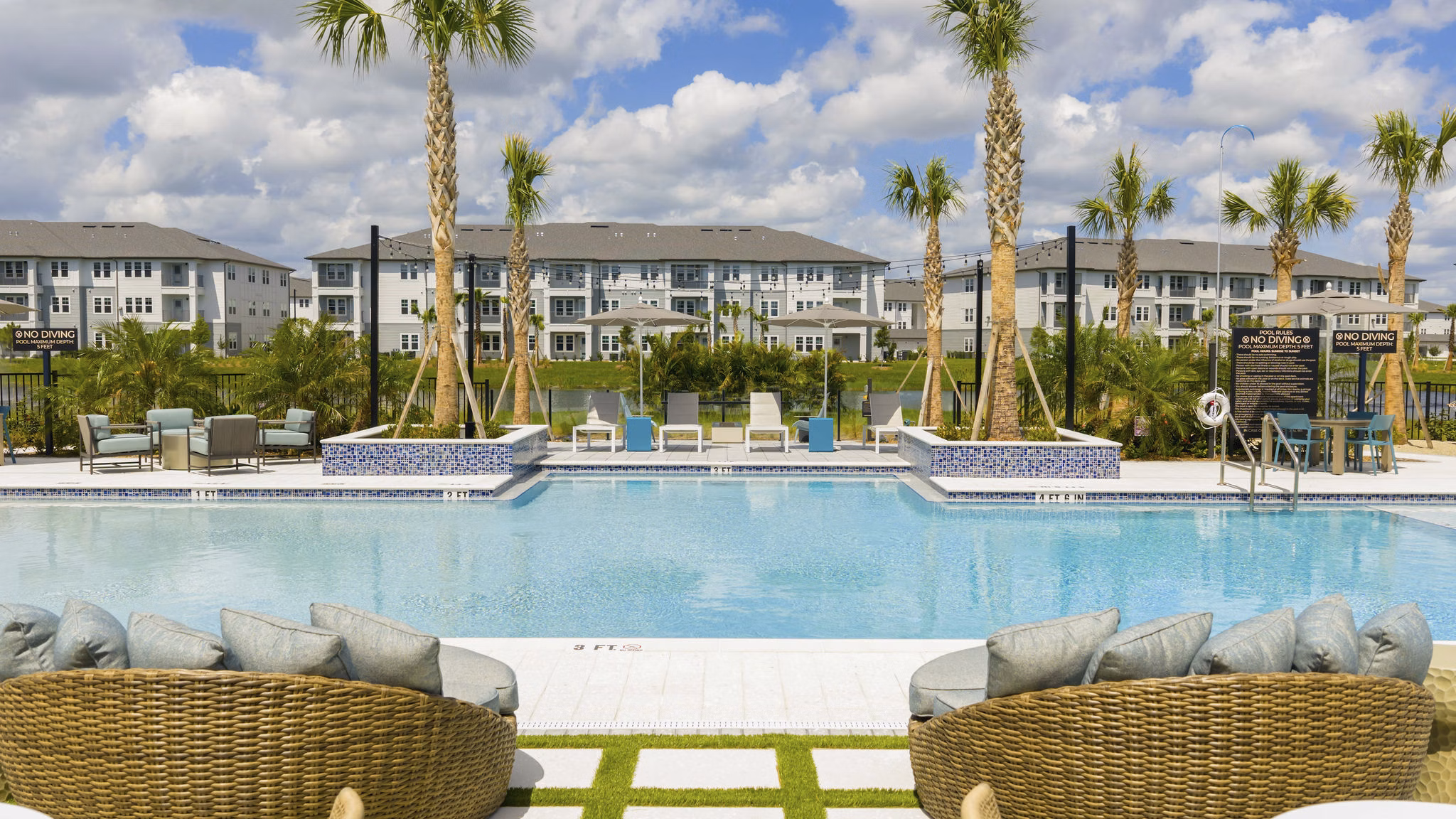 Pool at Selene Tomoka Village Apartments