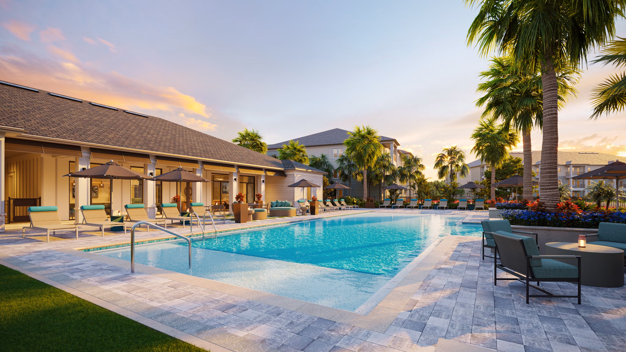 rendering at Selene Tomoka Village Apartments