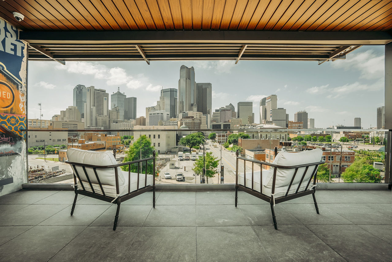 Roof deck at Amelia Farmers Market