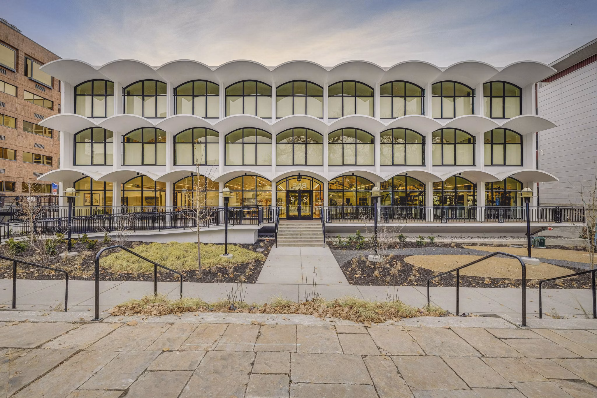 building at The Source on South Temple Apartments