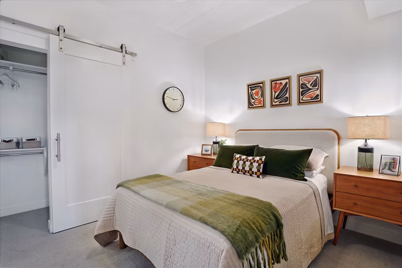 bedroom at The Source on South Temple Apartments