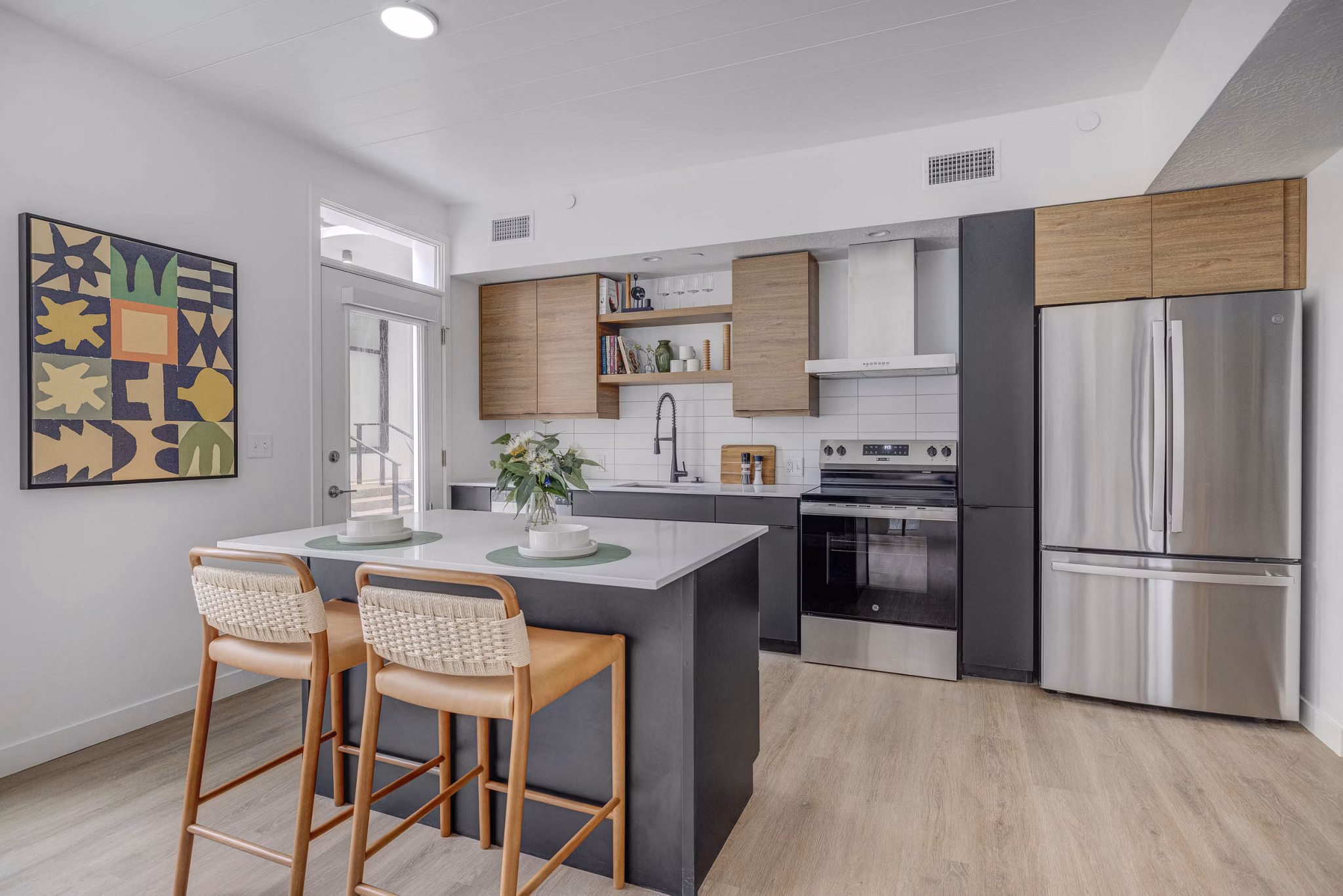 kitchen at The Source on South Temple Apartments