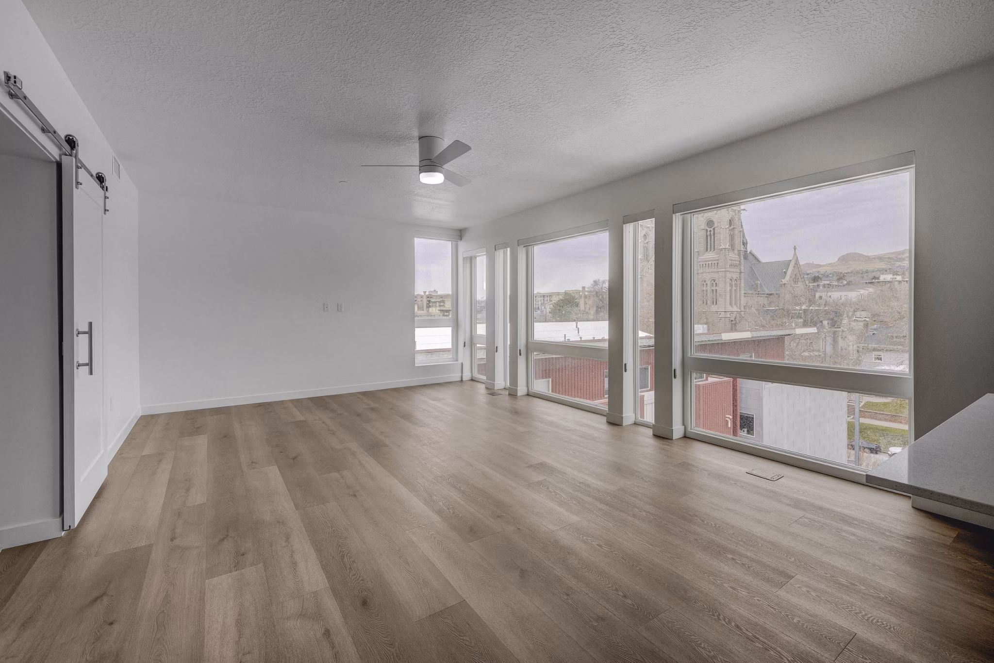 living room at The Source on South Temple Apartments